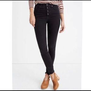 Madewell 9" High-Rise Skinny Jeans Black
